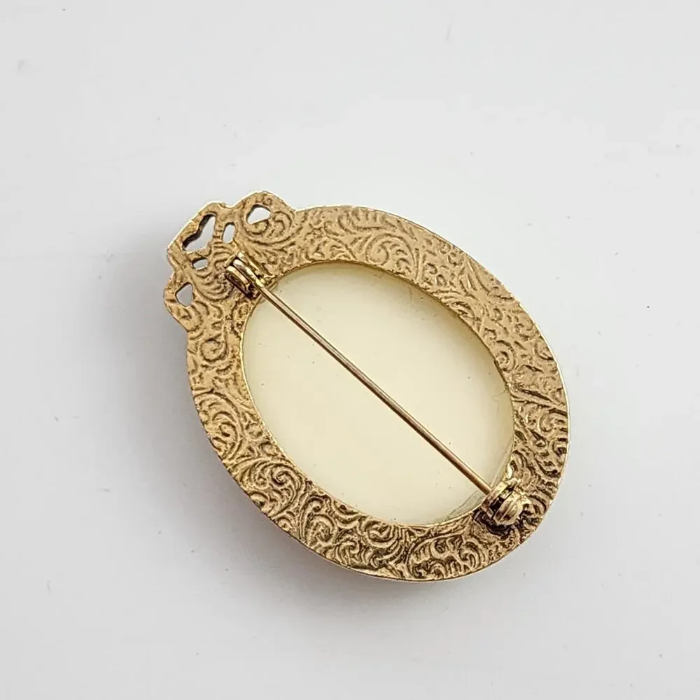 🌻3 for $18 Vintage Victorian Style Rose Brooch Pin